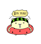 夏のハムスター（個別スタンプ：5）