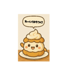 たのしいスイーツの仲間たち（個別スタンプ：3）