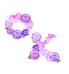 ランラン♪お花を贈ろうポップアップ（個別スタンプ：7）