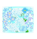 ランラン♪お花を贈ろうポップアップ（個別スタンプ：19）