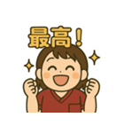 看護師の宮田さん（個別スタンプ：3）