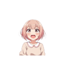 ビックリする女の子たちの表情（個別スタンプ：8）