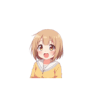 ビックリする女の子たちの表情（個別スタンプ：11）