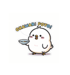 ひよこぽよちゃん まんまるスタンプ（個別スタンプ：8）