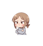 困惑している女の子たち（個別スタンプ：3）