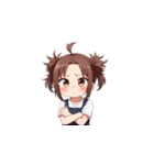 困惑している女の子たち（個別スタンプ：10）