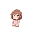 困惑している女の子たち（個別スタンプ：24）