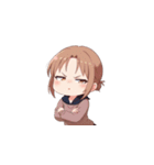 困惑している女の子たち（個別スタンプ：25）