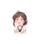 困惑している女の子たち（個別スタンプ：27）