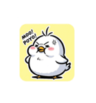 ひよこぽよちゃん ぷくぷくスタンプ（個別スタンプ：8）