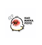ひよこぽよちゃん ぷくぷくスタンプ（個別スタンプ：24）