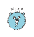 青いクマとおしゃべり（個別スタンプ：15）
