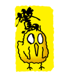 一文字ひよこ その1（個別スタンプ：18）