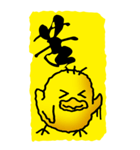 一文字ひよこ その1（個別スタンプ：36）
