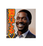 マジで‼︎キモい一言いう♡ゲイの黒人男性（個別スタンプ：18）