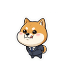ビジネス柴犬シュウイチ第3弾スタンプ（個別スタンプ：6）