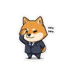 ビジネス柴犬シュウイチ第3弾スタンプ（個別スタンプ：8）
