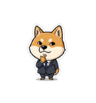 ビジネス柴犬シュウイチ第3弾スタンプ（個別スタンプ：21）