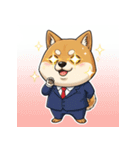 ビジネス柴犬シュウイチ第3弾スタンプ（個別スタンプ：22）