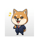 ビジネス柴犬シュウイチ第3弾スタンプ（個別スタンプ：24）