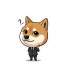 ビジネス柴犬シュウイチ第3弾スタンプ（個別スタンプ：34）