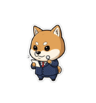 ビジネス柴犬シュウイチ第3弾スタンプ（個別スタンプ：35）