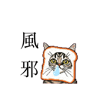 ドットなパン猫のシュールな日常（個別スタンプ：24）