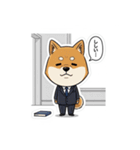 ビジネス柴犬シュウイチ第2弾スタンプ（個別スタンプ：1）