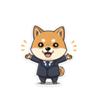 ビジネス柴犬シュウイチ第2弾スタンプ（個別スタンプ：6）