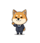 ビジネス柴犬シュウイチ第2弾スタンプ（個別スタンプ：7）