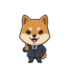 ビジネス柴犬シュウイチ第2弾スタンプ（個別スタンプ：13）