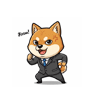 ビジネス柴犬シュウイチ第2弾スタンプ（個別スタンプ：15）