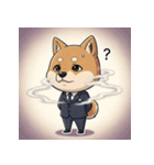 ビジネス柴犬シュウイチ第2弾スタンプ（個別スタンプ：34）