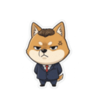 ビジネス柴犬シュウイチ第2弾スタンプ（個別スタンプ：35）