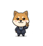 ビジネス柴犬シュウイチ第2弾スタンプ（個別スタンプ：38）