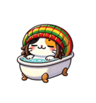 レゲエ好きドレッド猫ジャマイカラスタマン（個別スタンプ：31）