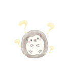 ハリネズミと推し活*黄色（個別スタンプ：6）