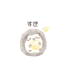 ハリネズミと推し活*黄色（個別スタンプ：16）