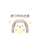 ハリネズミと推し活*黄色（個別スタンプ：18）