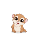 かわいい モモンガ（個別スタンプ：4）
