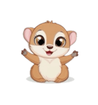 かわいい モモンガ（個別スタンプ：7）