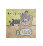 ピカピカさんの落描き。（個別スタンプ：6）