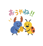 カラフルむしの音楽隊♪日常スタンプ（個別スタンプ：37）
