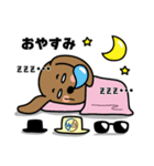 毎日使える♪ダックスおっさん（個別スタンプ：16）
