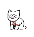 野球ねこ応援団・赤チームVer. その2（個別スタンプ：39）