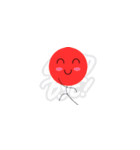 熱狂的な小さな赤い男（個別スタンプ：25）