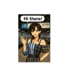 イケメンと駅のコラボ（個別スタンプ：4）