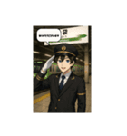 イケメンと駅のコラボ（個別スタンプ：6）