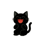 黒ねこ日和（個別スタンプ：1）