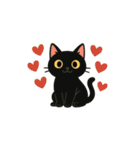 黒ねこ日和（個別スタンプ：35）